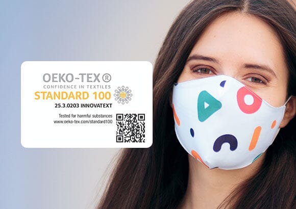 Măștile pe care le producem au fost certificate Oeko-Tex Standard 100!