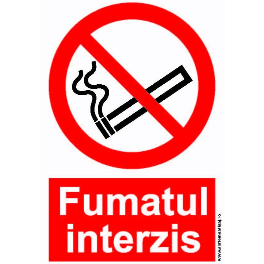 Fumatul Interzis PrintCenter.ro Shop