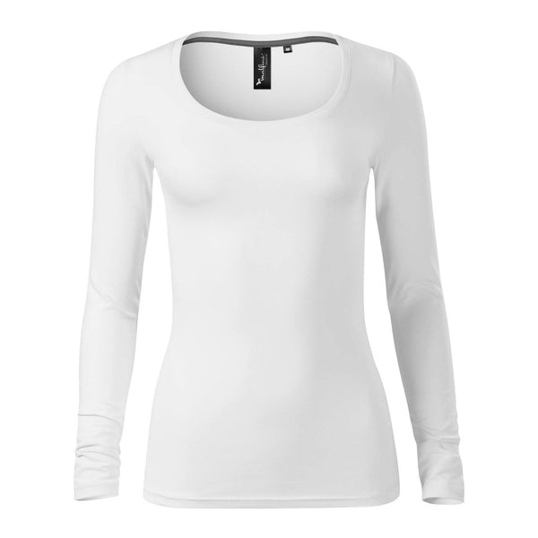 Tricou Long Sleeve Femei Personalizat Tshirt TextileDivision Alb S