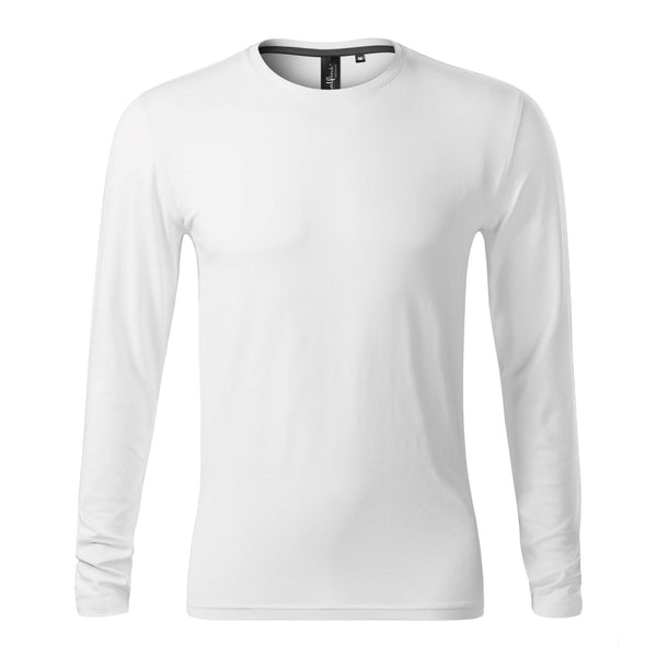 Tricou Long Sleeve personalizat Tshirt TextileDivision Alb S