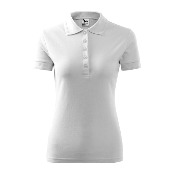 Tricou Polo Pique Femei Personalizat Tshirt TextileDivision Alb XS