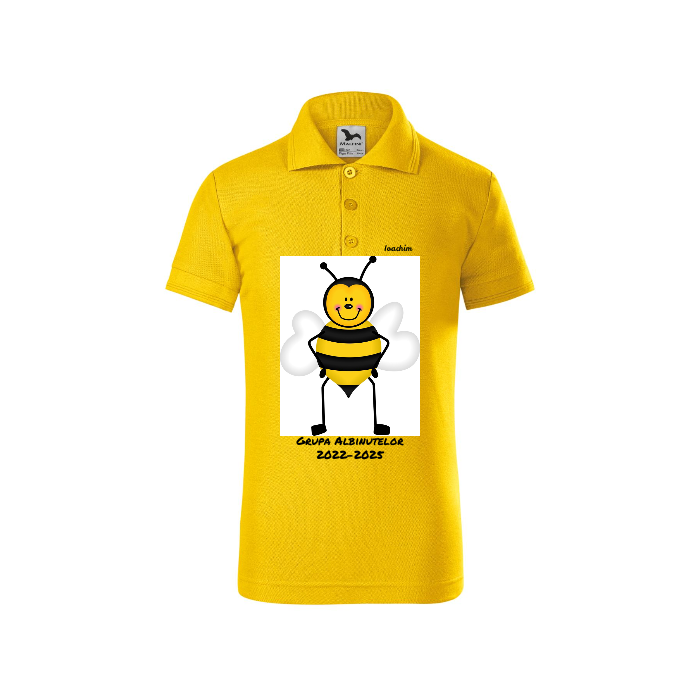 Tricou Polo Pique Copii Personalizat