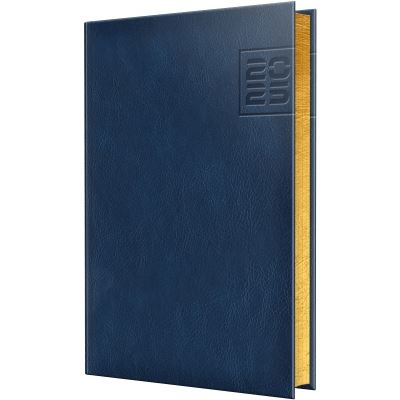 Agenda Herlitz Premium Deluxe Chiavenna A5 PrintCenter.ro Shop Albastru 