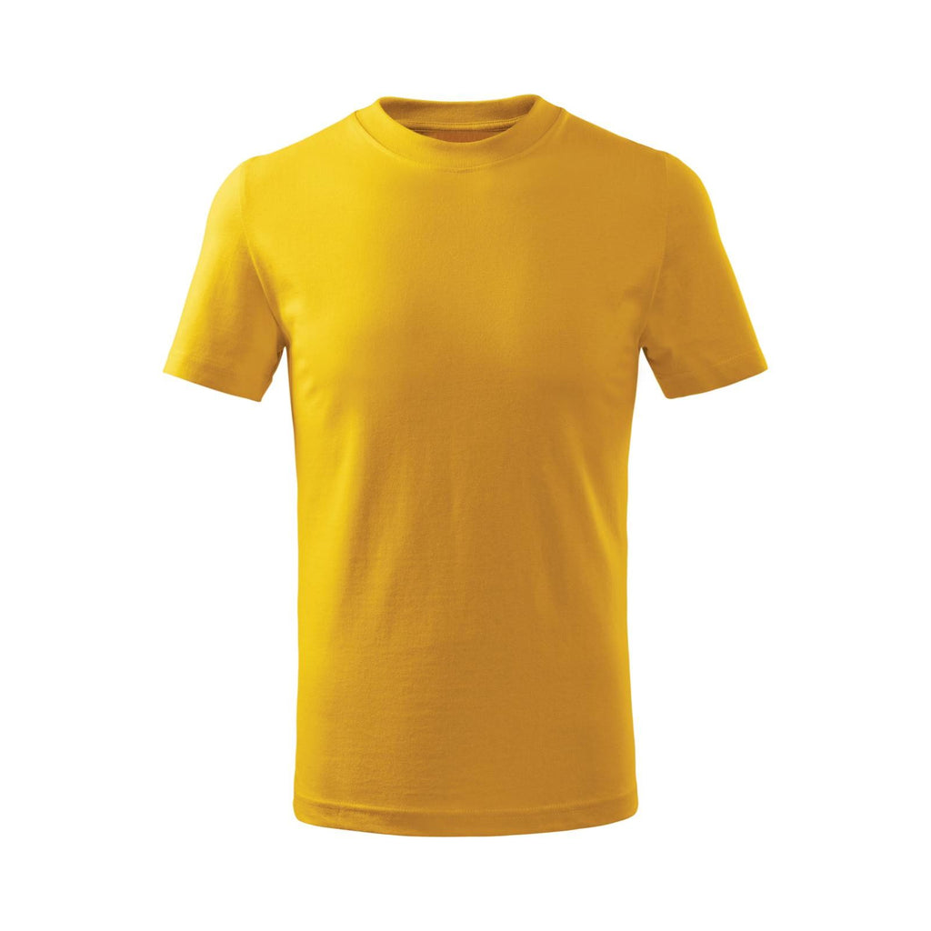 Copy of Tricou Basic Copii Personalizat Tshirt TextileDivision Galben 110 cm/4 ani