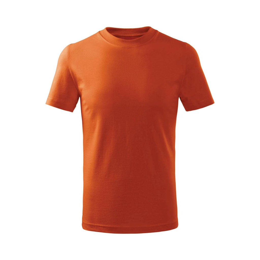 Copy of Tricou Basic Copii Personalizat Tshirt TextileDivision Portocaliu 110 cm/4 ani