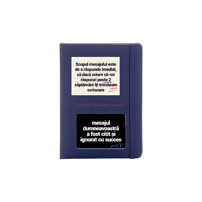 Notebook Personalizat Blue