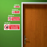 Fumatul si Focul Deschis Interzise PrintCenter.ro Shop