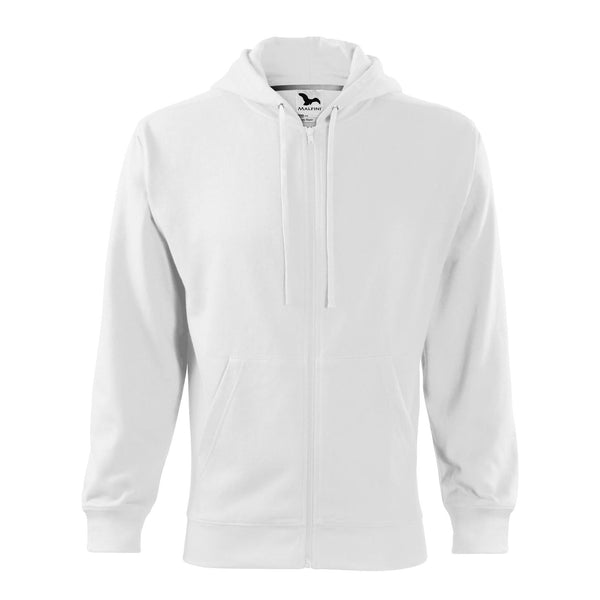 Hanorac Trendy Zipper Personalizat Tshirt TextileDivision Alb S