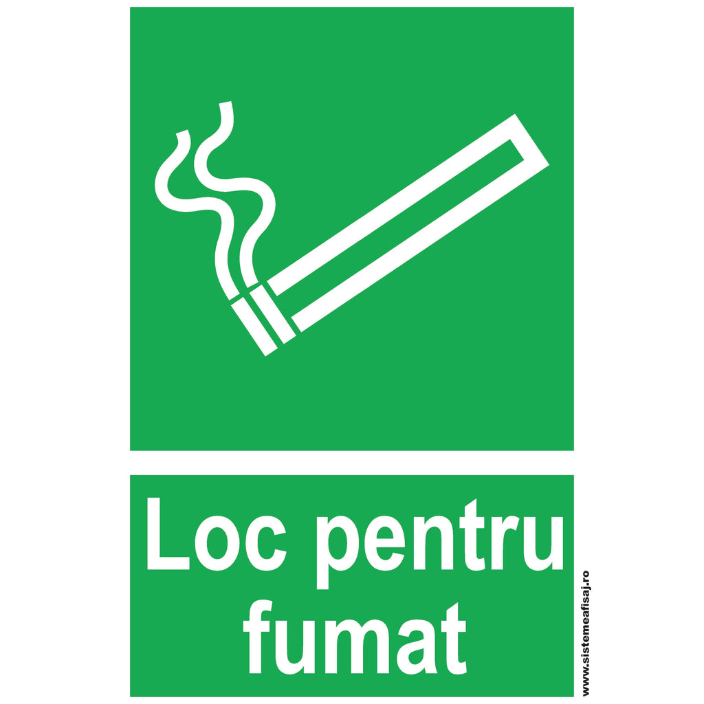 Loc Pentru Fumat PrintCenter.ro Shop