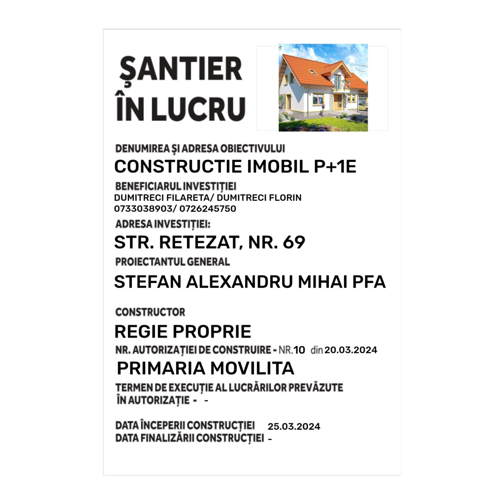 Panou şantier în lucru zakeke-design PrintCenter.ro Shop 