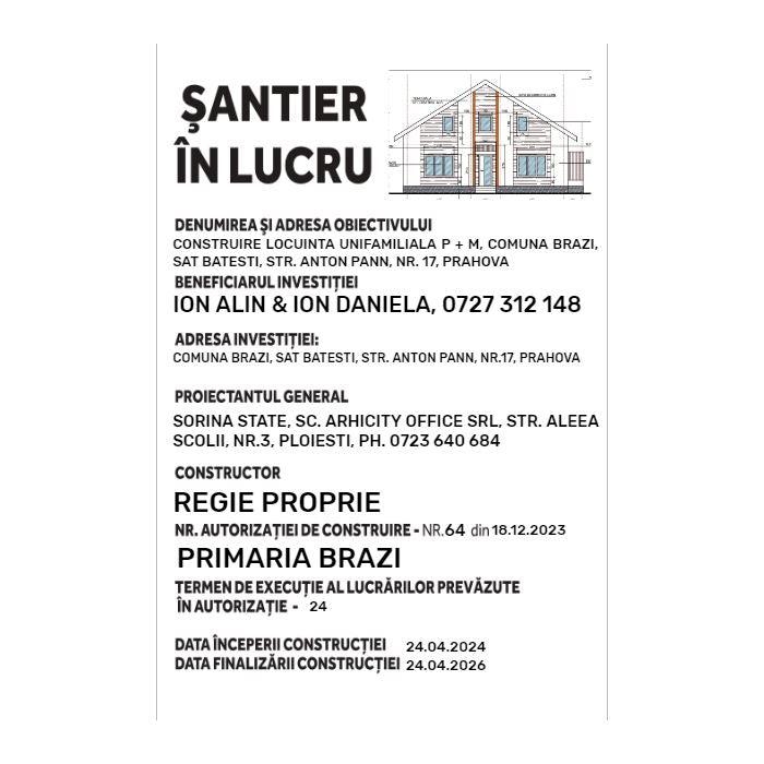 Panou şantier în lucru zakeke-design PrintCenter.ro Shop 