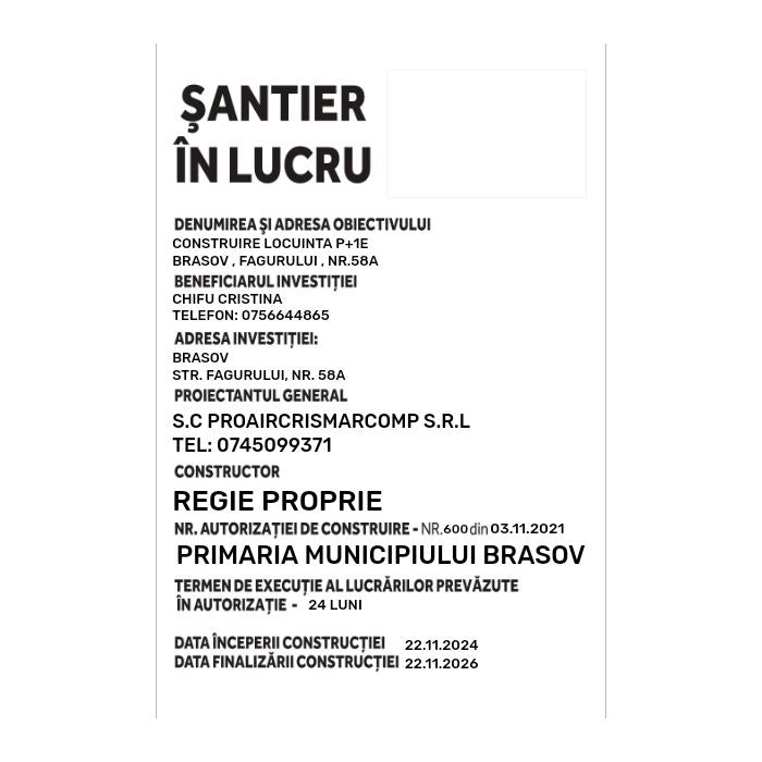 Panou şantier în lucru zakeke-design PrintCenter.ro Shop 