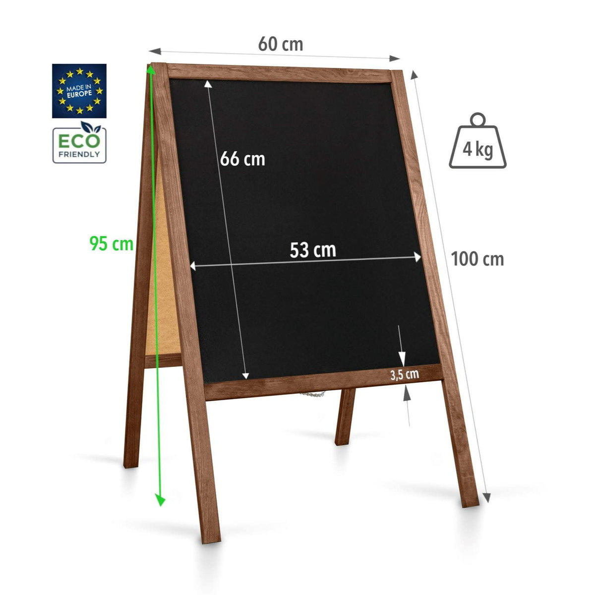 People Stopper Wood 60 x 100 cm PrintCenter.ro Shop 