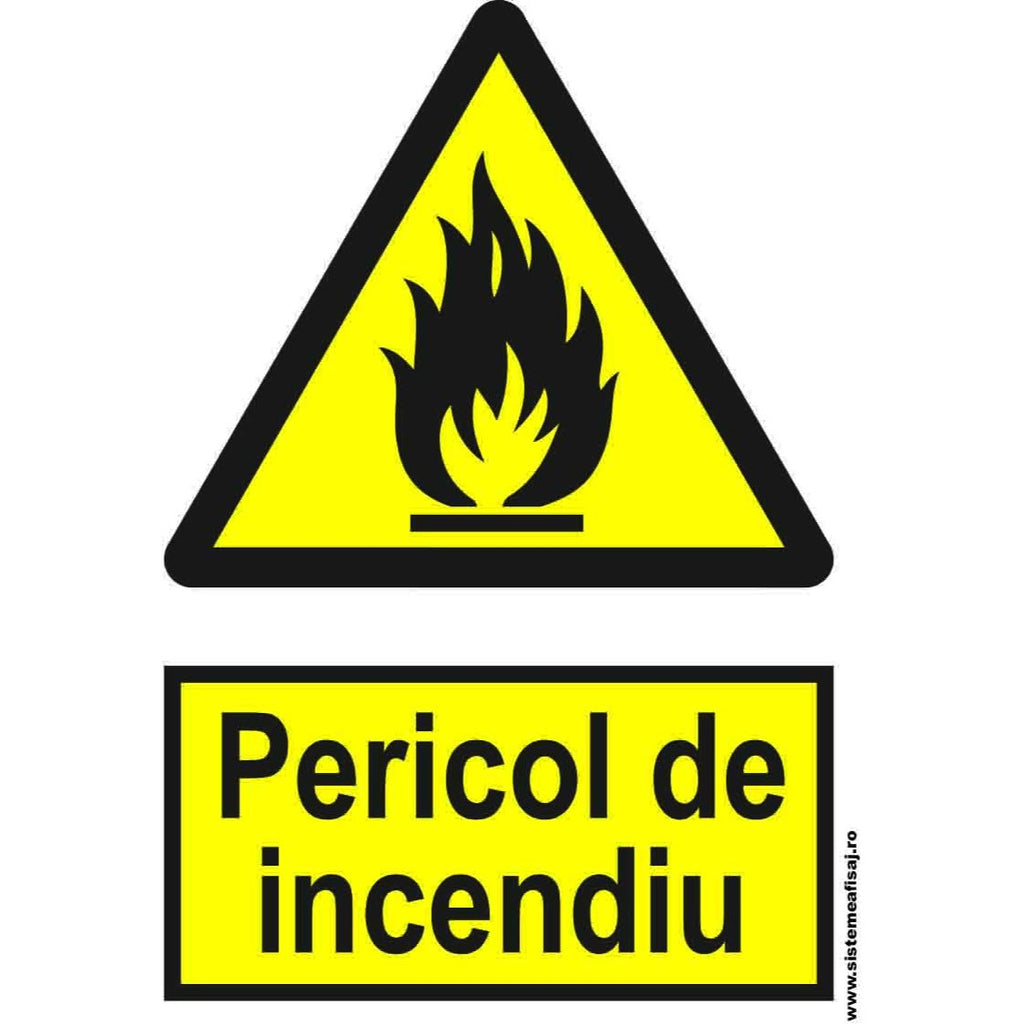 Pericol De Incendiu PrintCenter.ro Shop