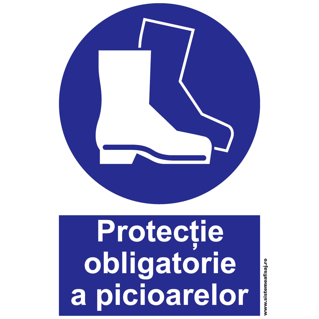 Protectia Obligatorie A Picioarelor PrintCenter.ro Shop