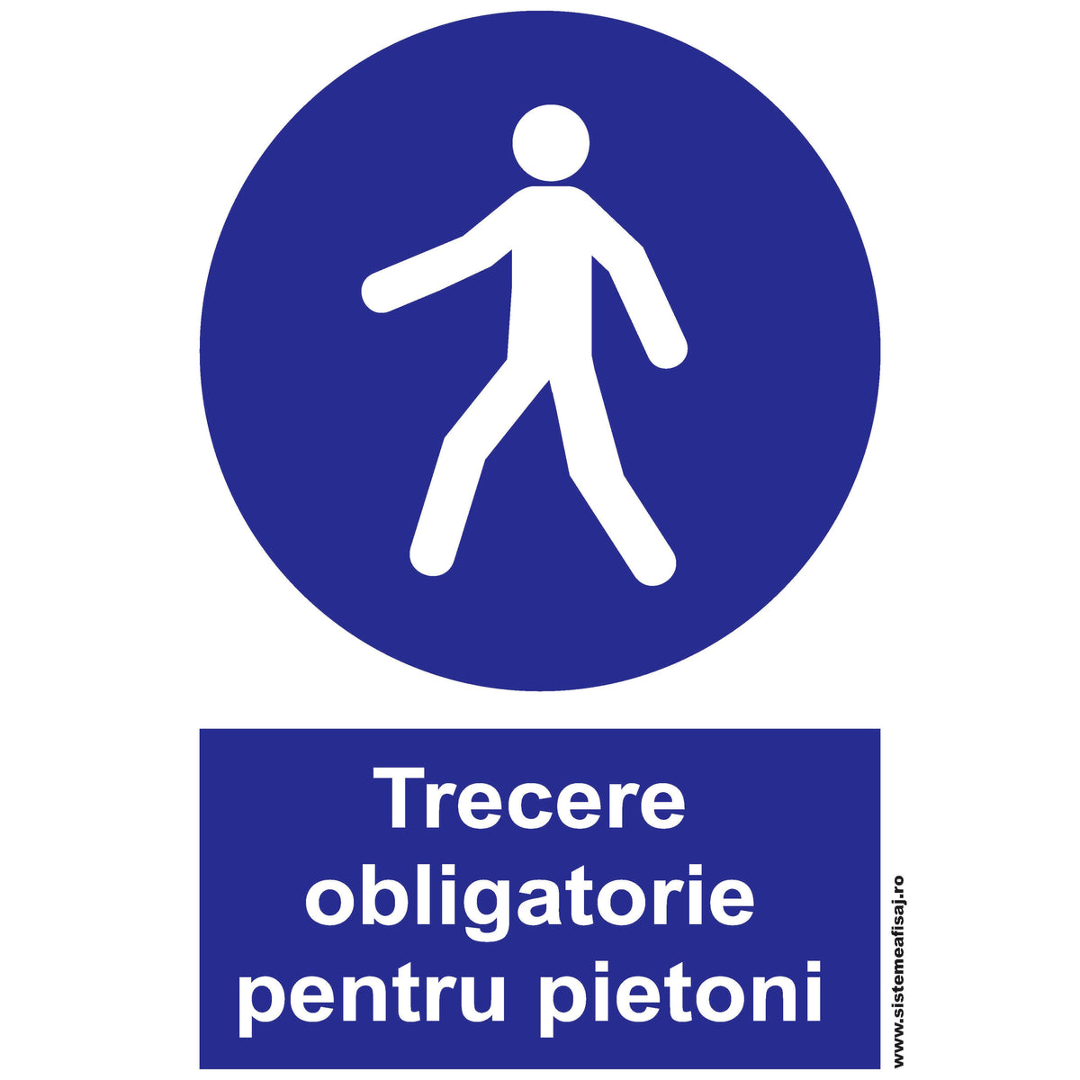 Trecere Obligatorie Pentru Pietoni PrintCenter.ro Shop