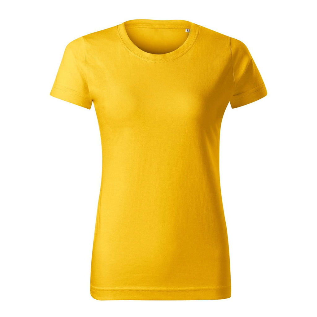 Tricou Basic Femei Personalizat Tshirt TextileDivision Galben XS