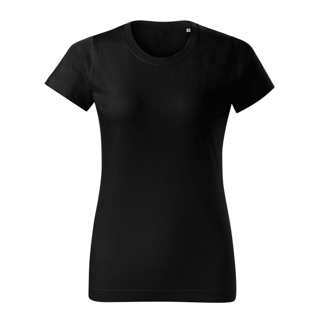 Tricou Basic Femei Personalizat Tshirt TextileDivision Negru XS