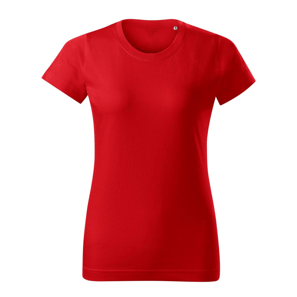 Tricou Basic Femei Personalizat Tshirt TextileDivision Rosu XS