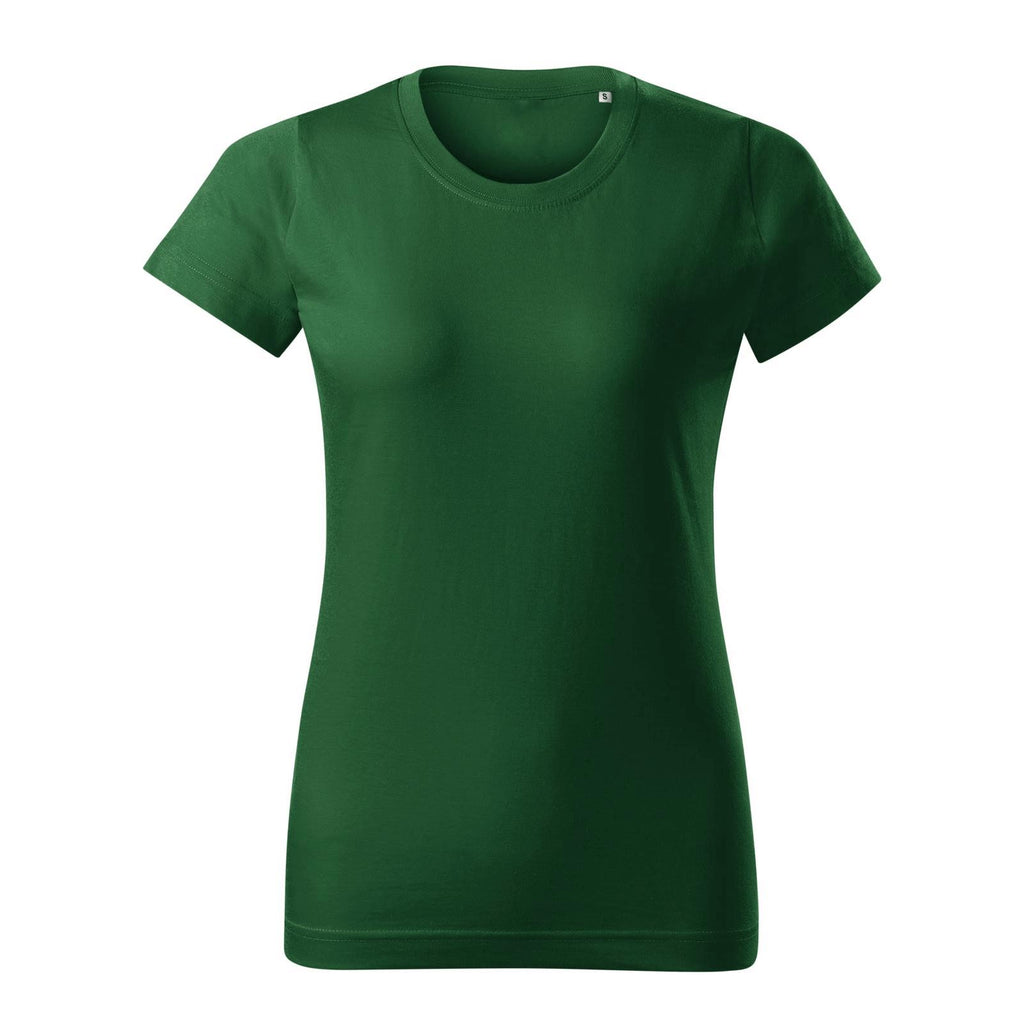 Tricou Basic Femei Personalizat Tshirt TextileDivision Verde Sticla XS