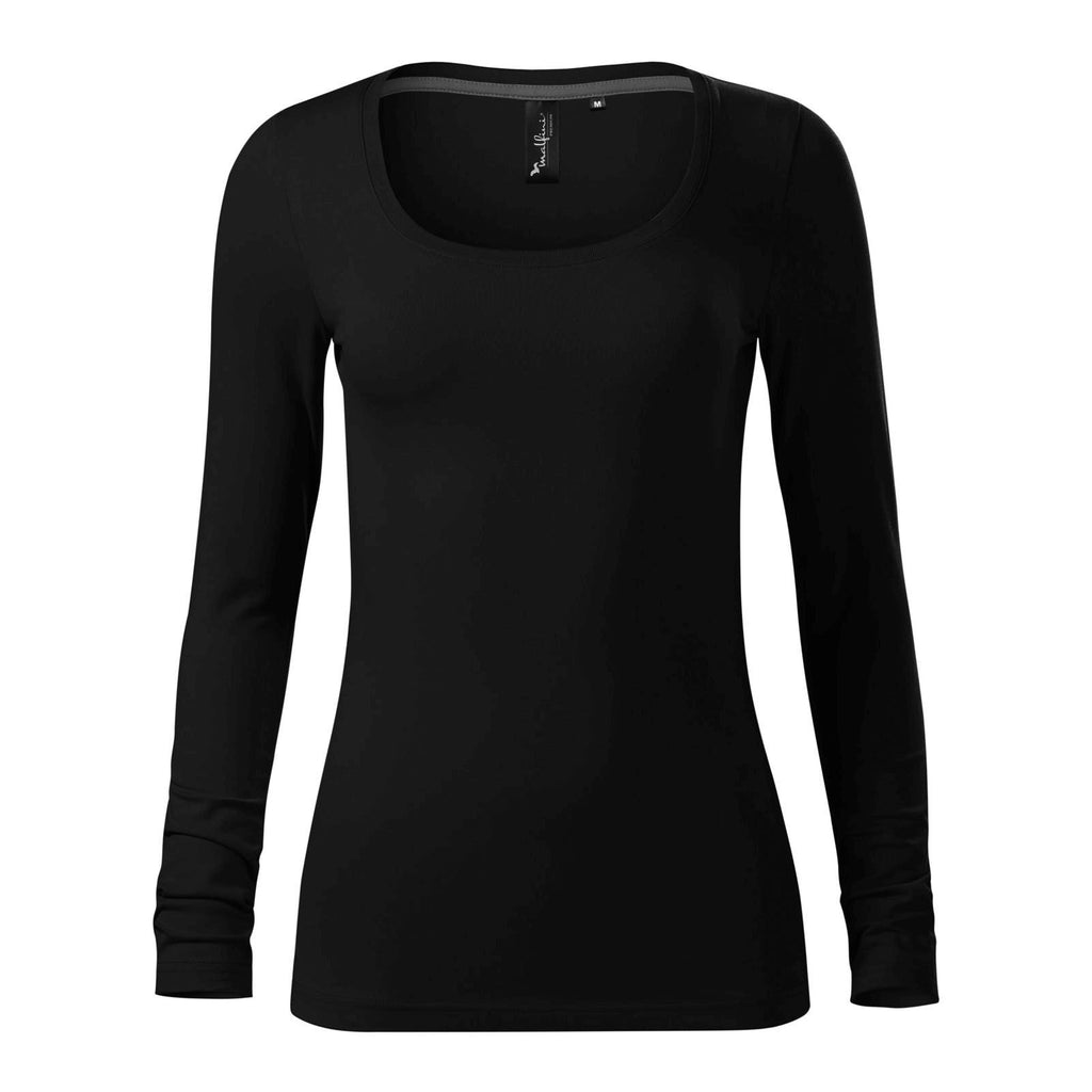 Tricou Long Sleeve Femei Personalizat Tshirt TextileDivision Negru S