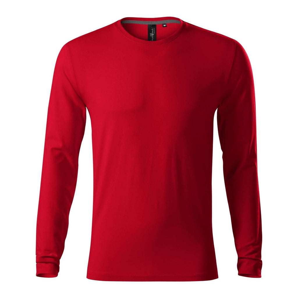 Tricou Long Sleeve personalizat Tshirt TextileDivision Rosu S