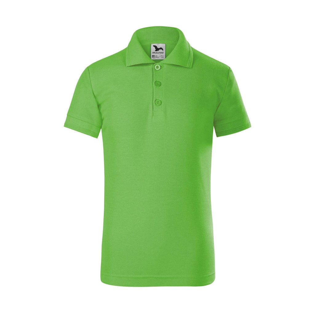 Tricou Polo Pique Copii Personalizat Tshirt TextileDivision Verde Mar 110 cm/4 ani