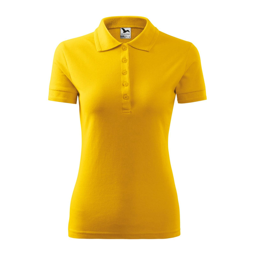 Tricou Polo Pique Femei Personalizat Tshirt TextileDivision Galben XS
