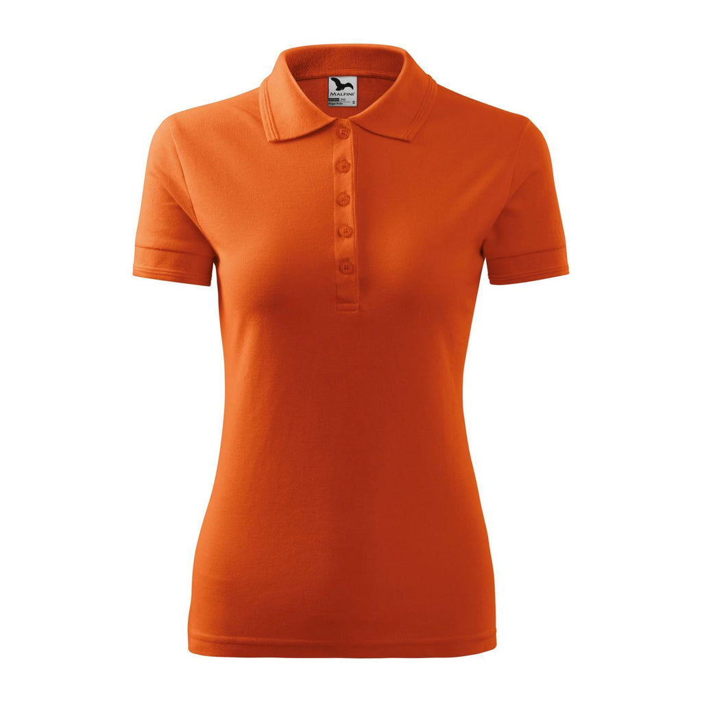 Tricou Polo Pique Femei Personalizat Tshirt TextileDivision Portocaliu XS