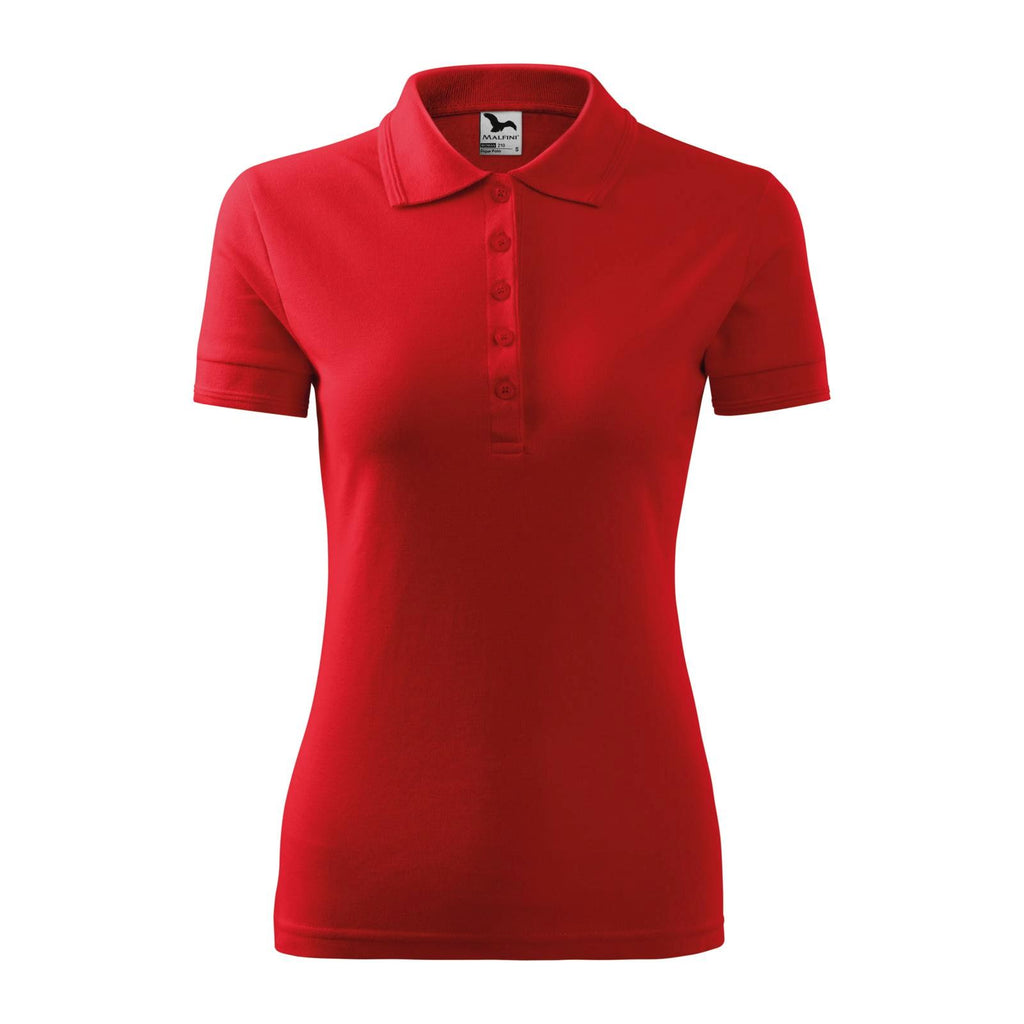 Tricou Polo Pique Femei Personalizat Tshirt TextileDivision Rosu XS