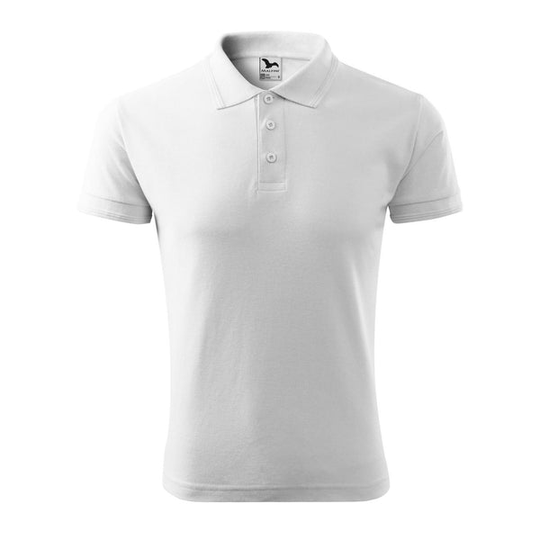 Tricou Polo Pique Personalizat Tshirt TextileDivision Alb S