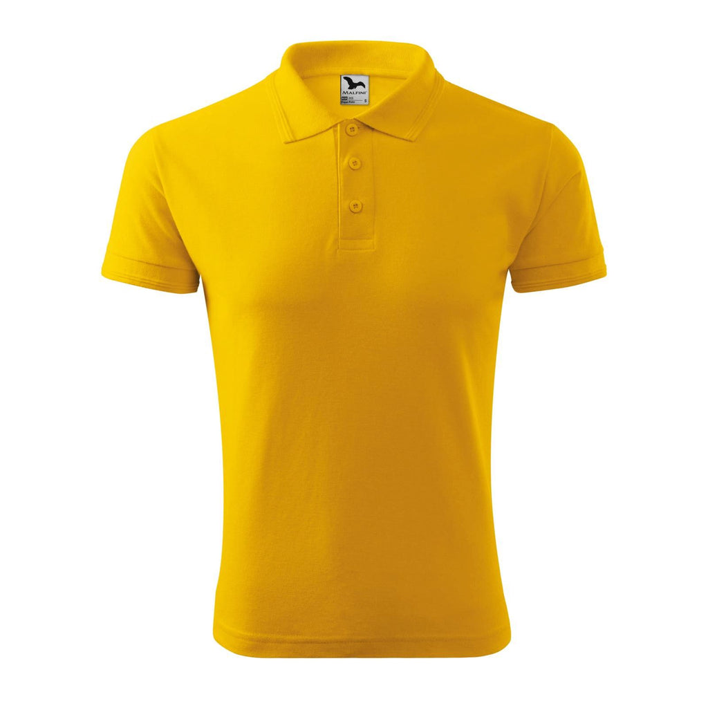 Tricou Polo Pique Personalizat Tshirt TextileDivision Galben S