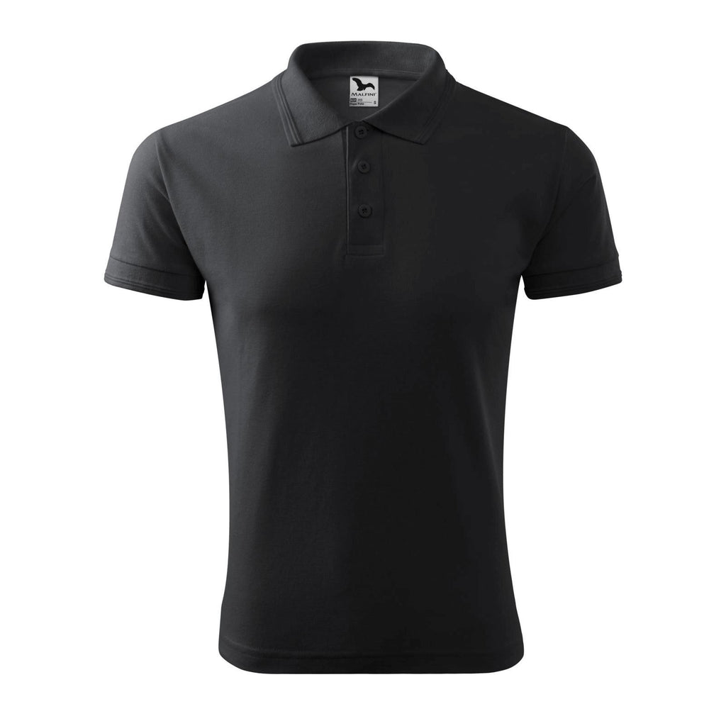 Tricou Polo Pique Personalizat Tshirt TextileDivision Negru S