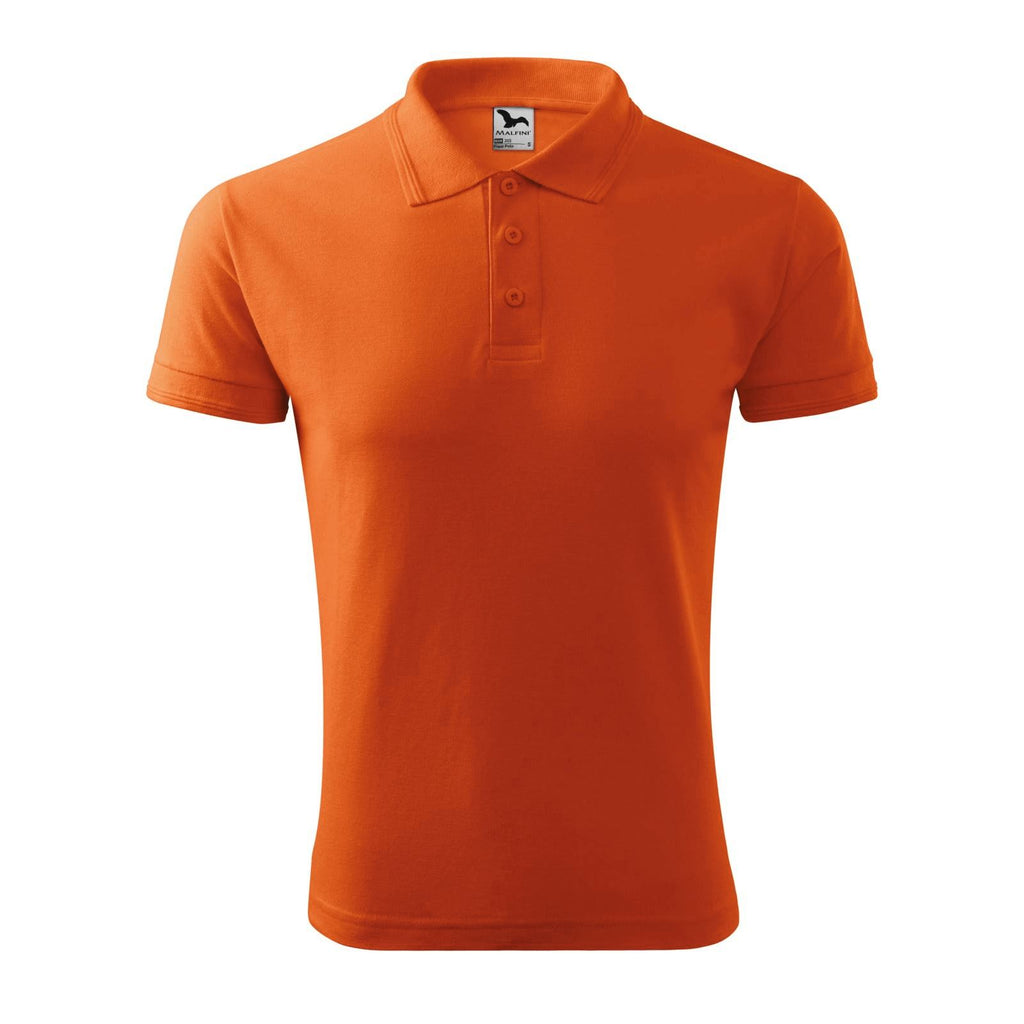Tricou Polo Pique Personalizat Tshirt TextileDivision Portocaliu S