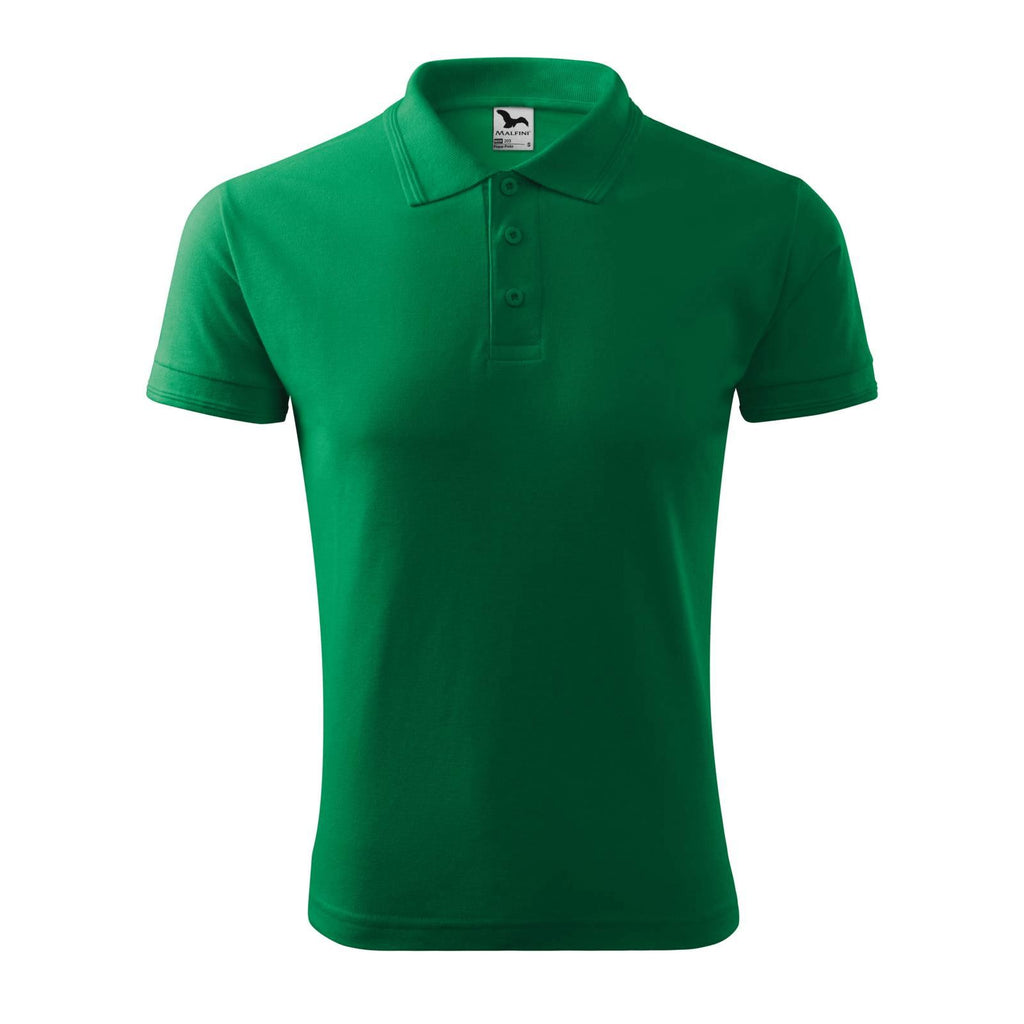 Tricou Polo Pique Personalizat Tshirt TextileDivision Verde Mediu S