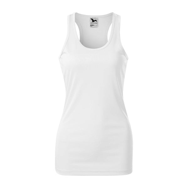 Tricou Racer Femei Personalizat Tshirt TextileDivision Alb XS