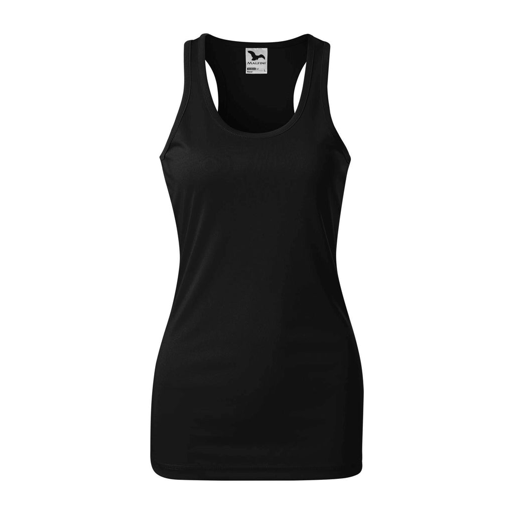 Tricou Racer Femei Personalizat Tshirt TextileDivision Negru XS