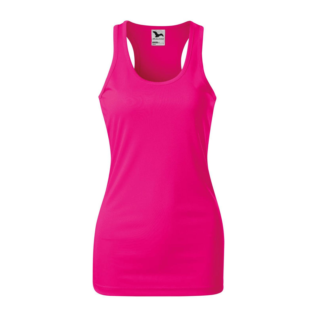 Tricou Racer Femei Personalizat Tshirt TextileDivision Roz Neon XS
