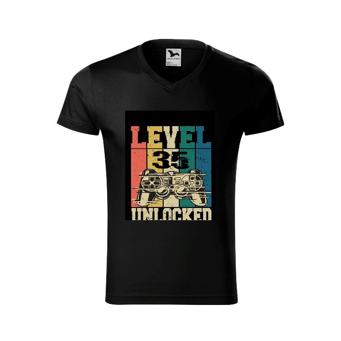 Tricou V-Neck personalizat zakeke-design TextileDivision 