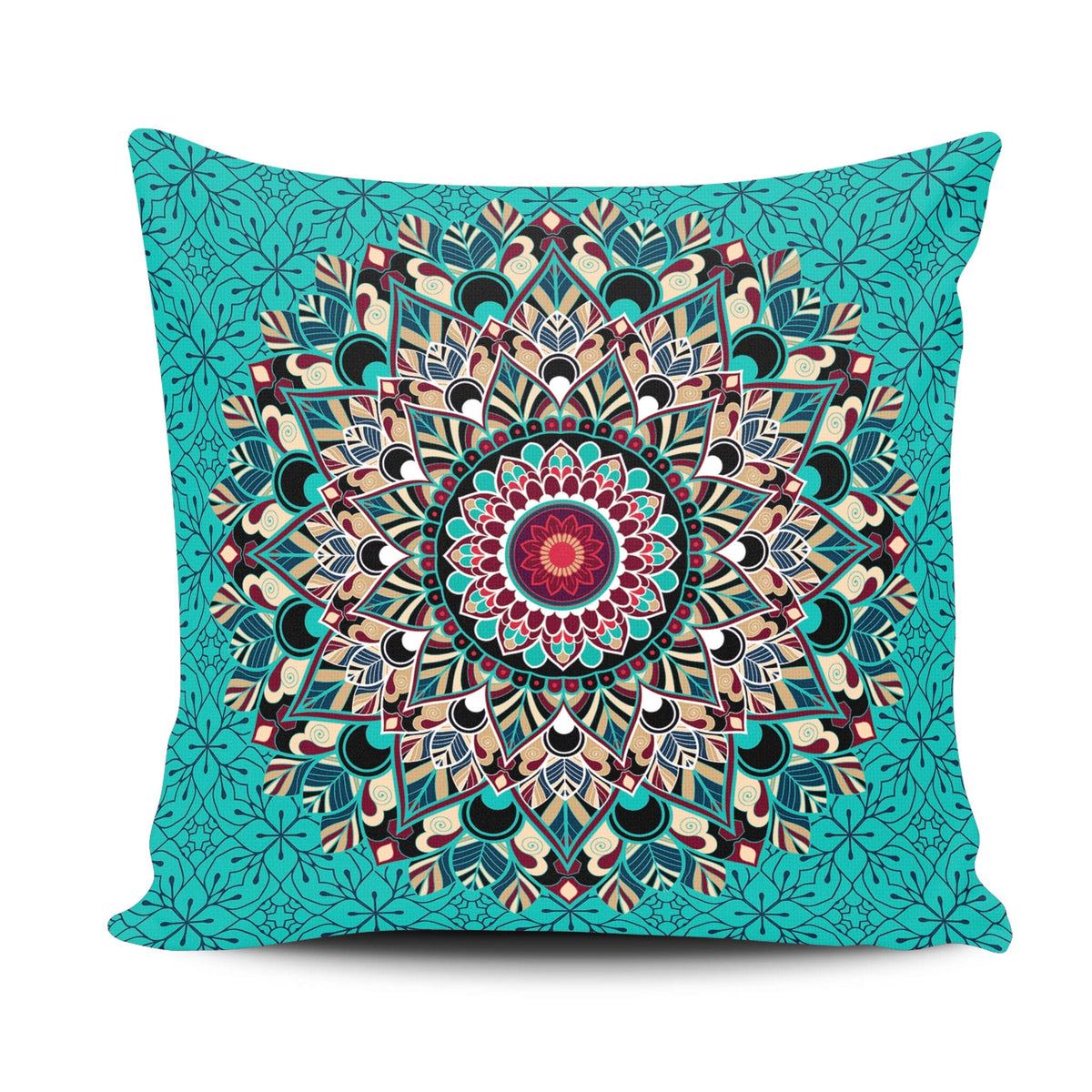 Bean Bag Pillow Color Mandala 1 Bean Bag Chairs TextileDivision 