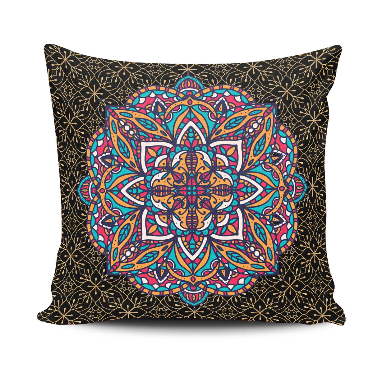 Bean Bag Pillow Color Mandala 3 Bean Bag Chairs TextileDivision 