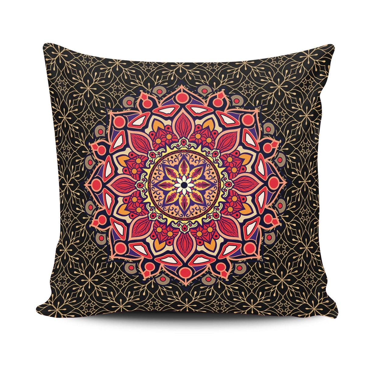 Bean Bag Pillow Color Mandala 4 Bean Bag Chairs TextileDivision 