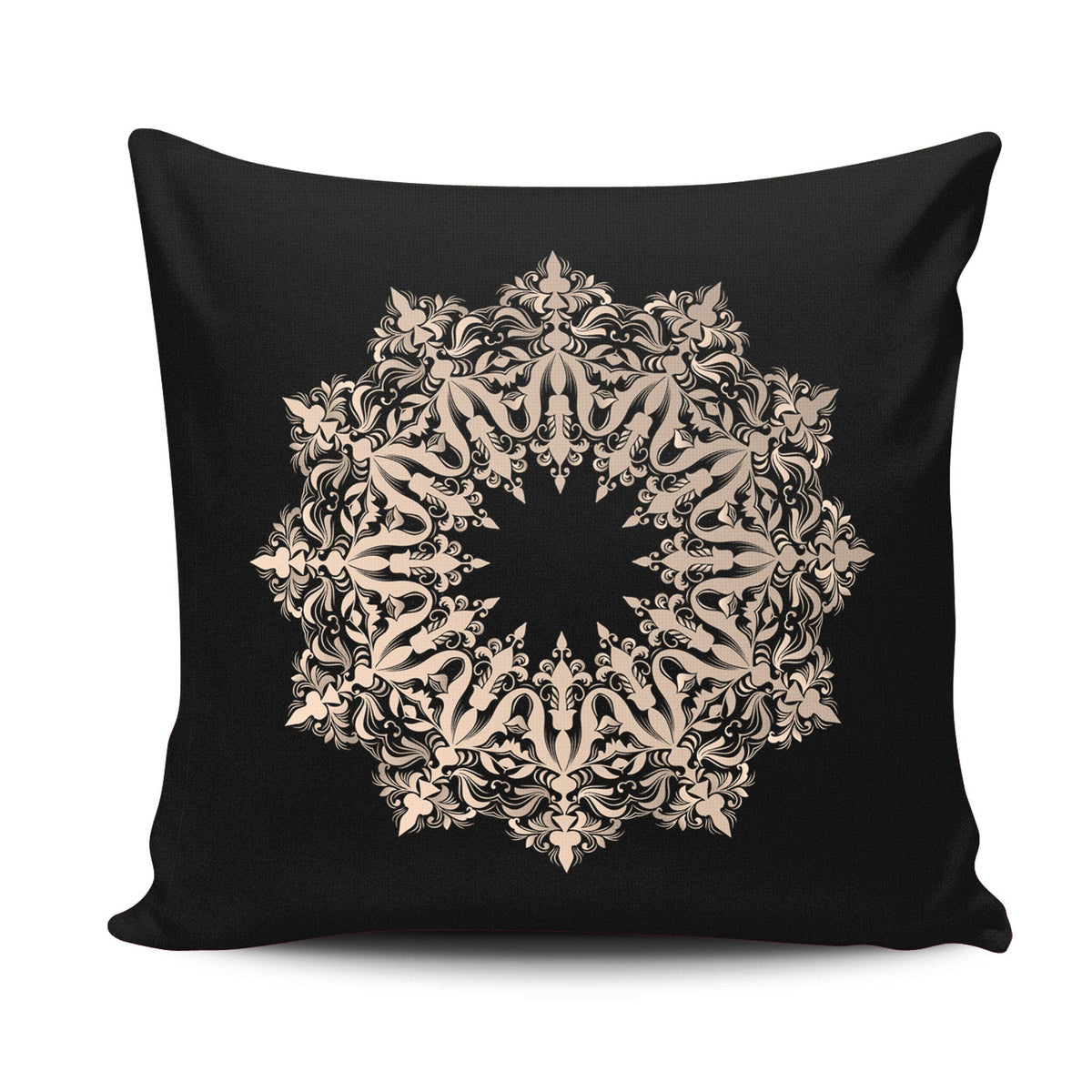 Bean Bag Pillow Gold Mandala 5 Bean Bag Chairs TextileDivision 