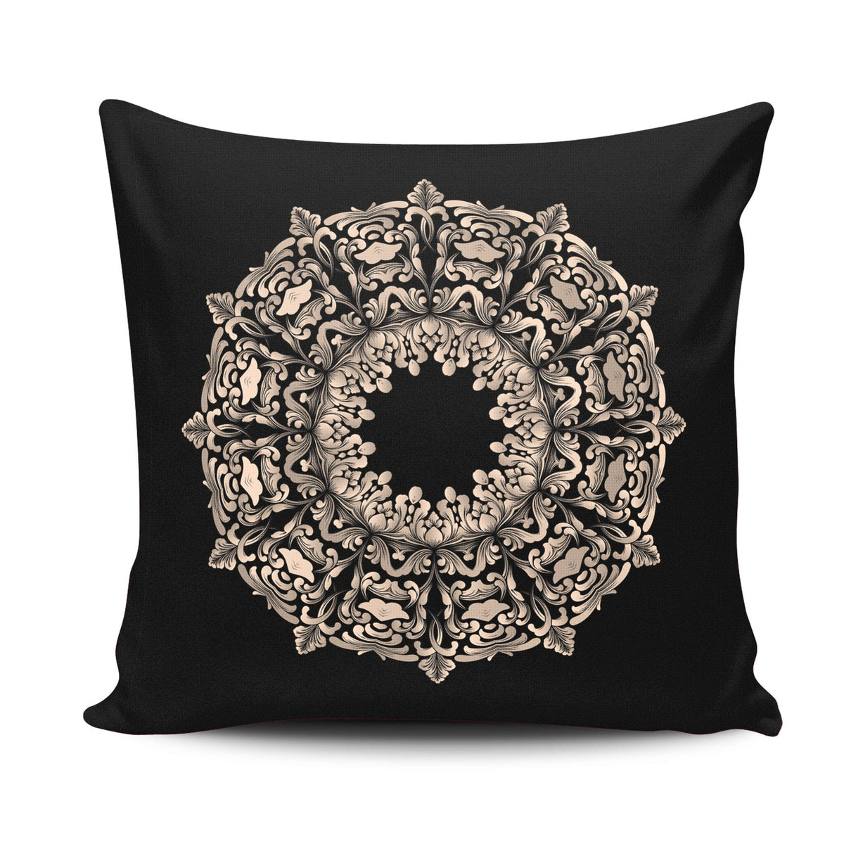 Bean Bag Pillow Gold Mandala 6 Bean Bag Chairs TextileDivision 