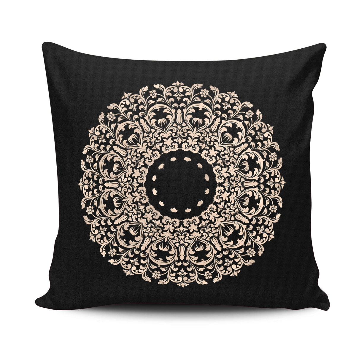 Bean Bag Pillow Gold Mandala 7 Bean Bag Chairs TextileDivision 