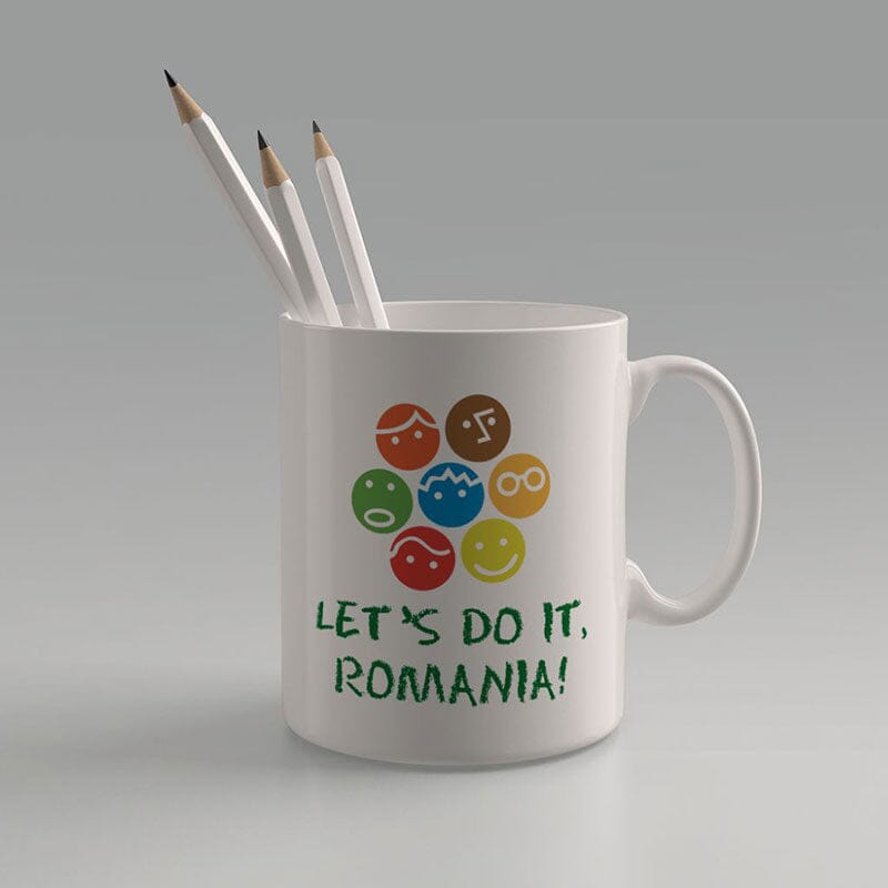 Cană Let's Do It, Romania! Mugs PrintCenterShop 