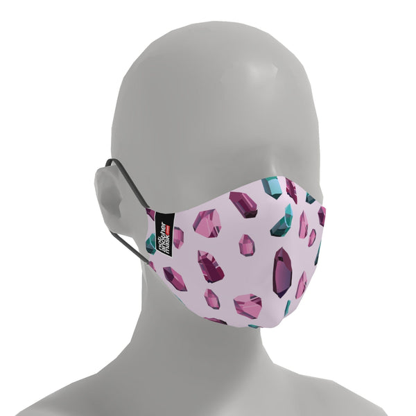 Mască Diamonds are a Girl's Best Friend Textile Mask NotAnotherMask