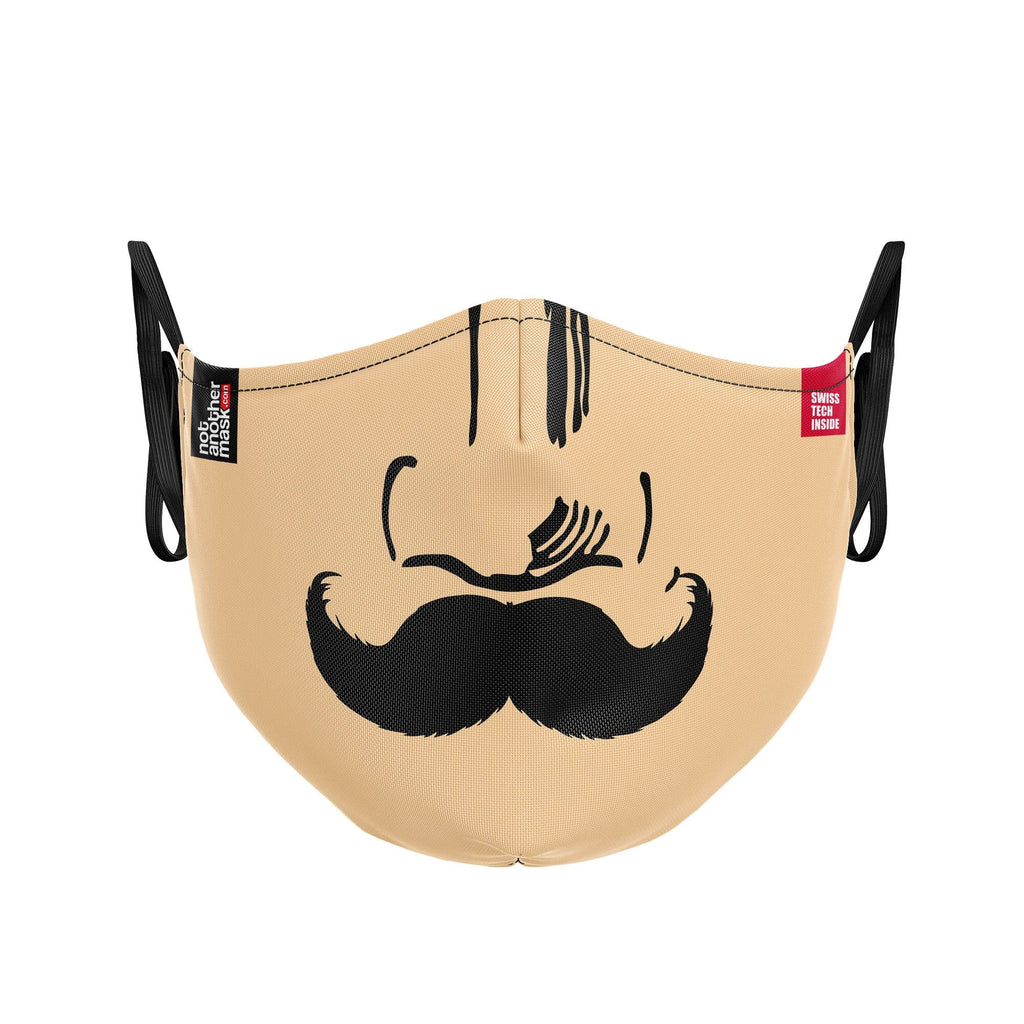 Mască Moustache Textile Mask NotAnotherMask 