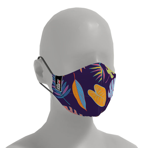 Mască Psy Jungle Leafs Textile Mask NotAnotherMask