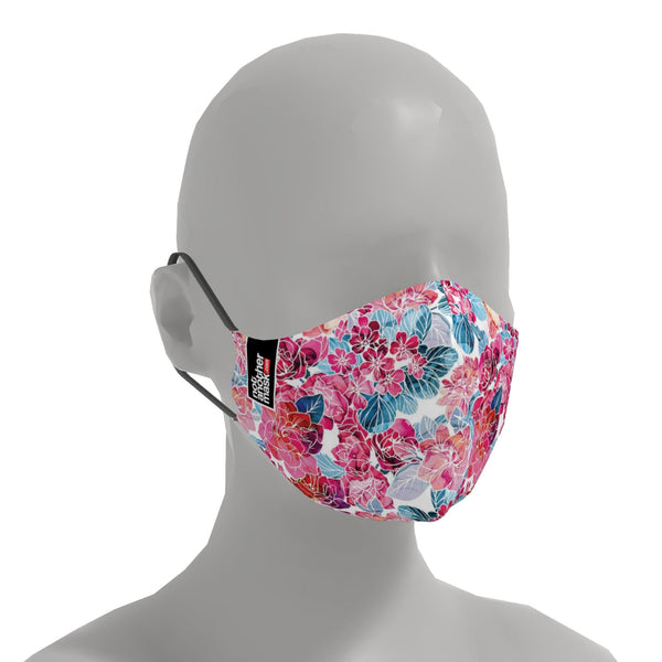 Mască Spring Roses Textile Mask NotAnotherMask 